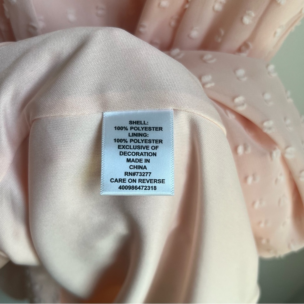 Elle Blush Polka Dot Dress - Size 6 - Picture 3 of 9